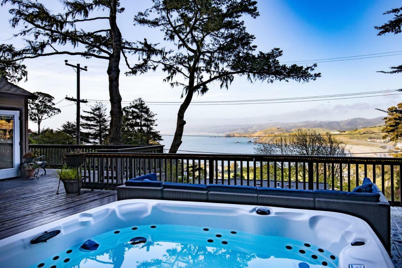 @ Marbella Lane Pedro Point Beach House With Hot Tub Pacifica Exterior photo